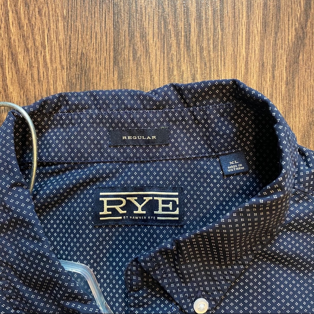 hawker Rye button down collared shirt